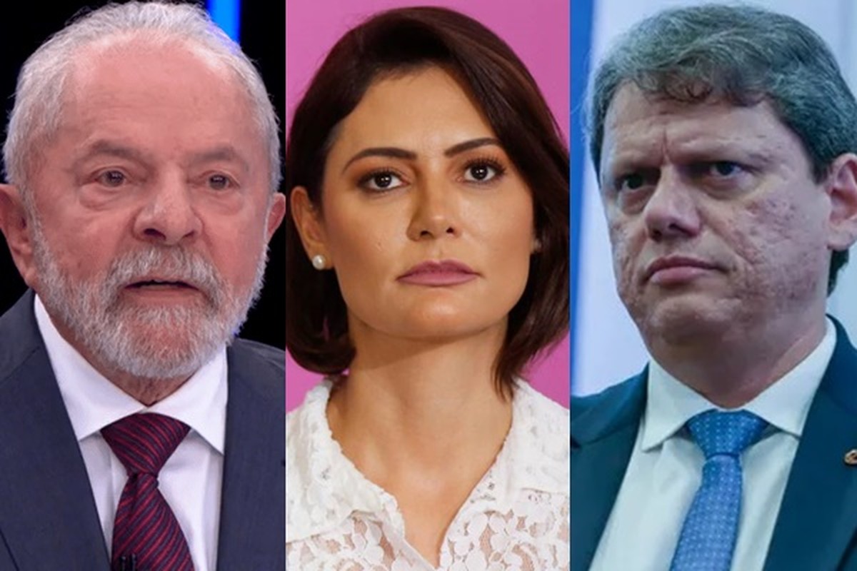 A nova pesquisa do PL com Lula, Michelle e Tarcísio na disputa pela Presidência