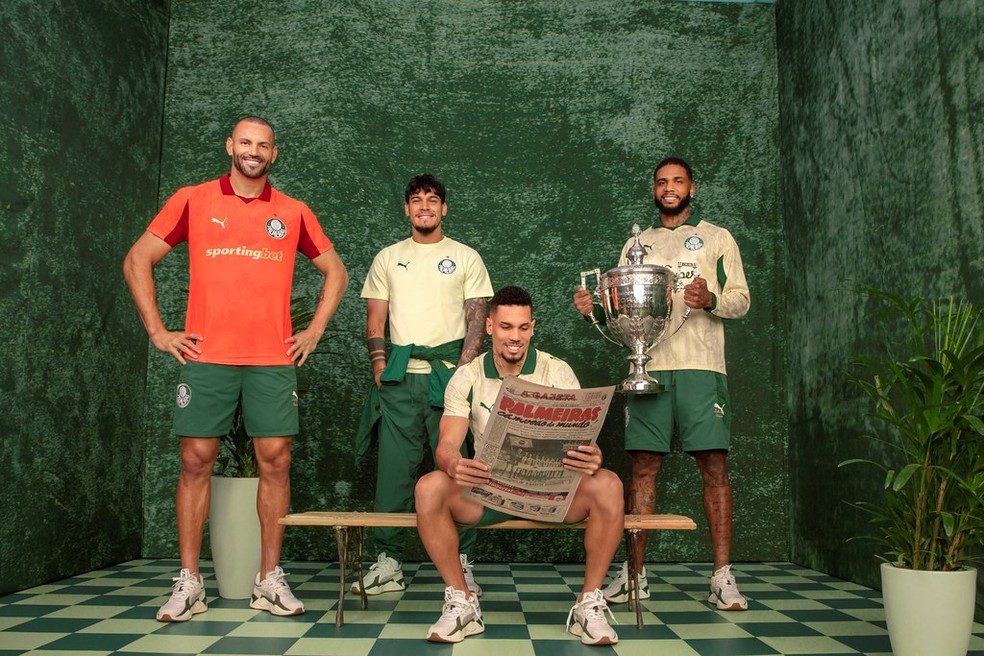 Palmeiras ter&aacute; uniforme especial para o Mundial de Clubes &mdash; Foto: Divulga&ccedil;&atilde;o/Palmeiras