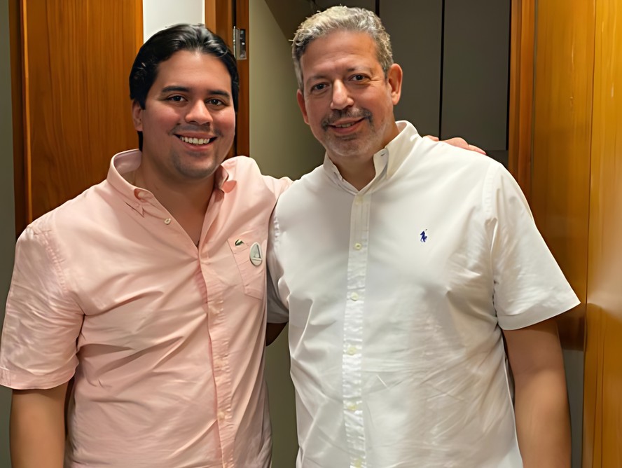 O presidente da Câmara, Arthur Lira (PP-AL), e o ministro do Esporte, André Fufuca (PP-MA)