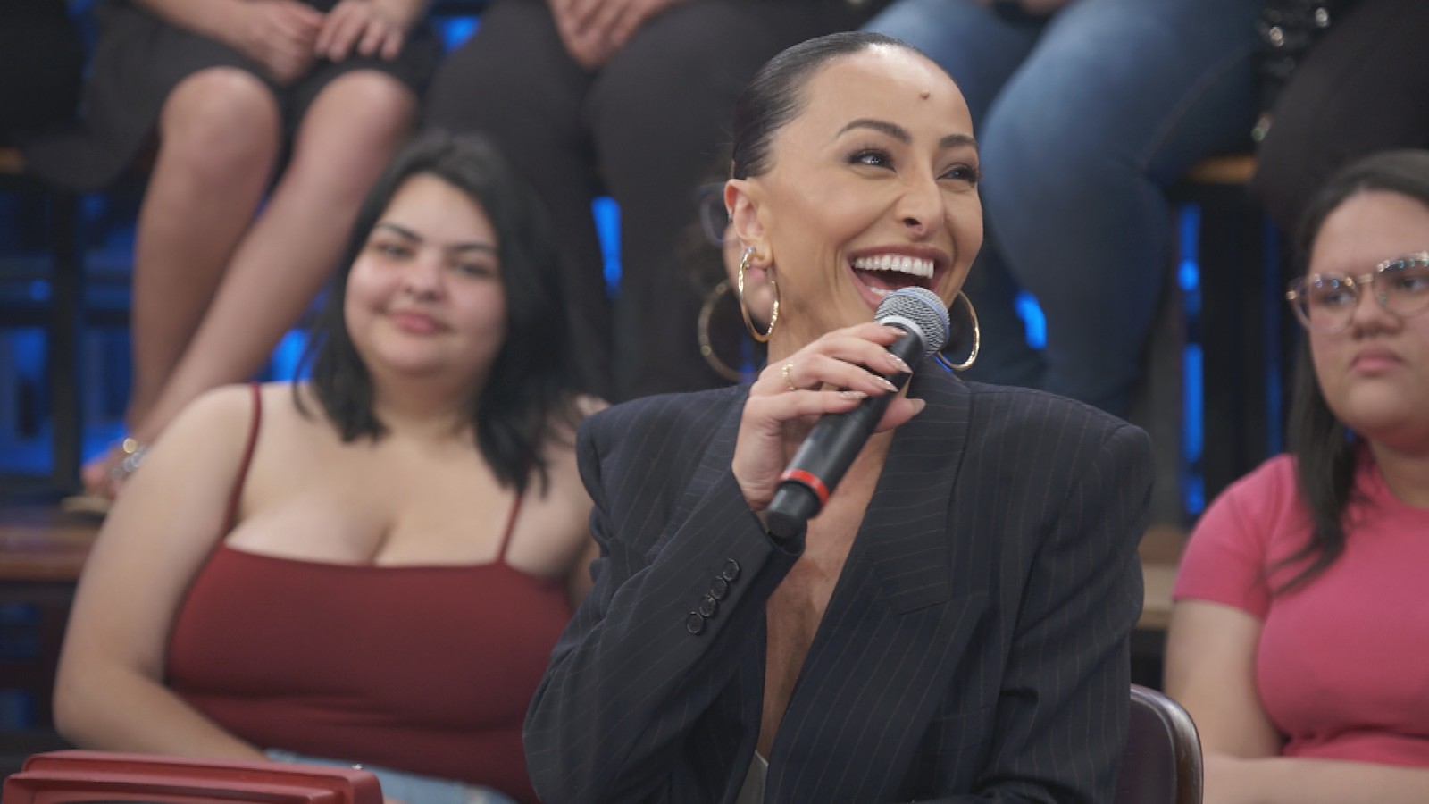 Sabrina Sato's smile — Photo: Divulgação TV Globo
