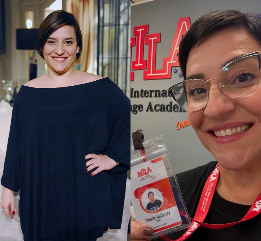 Simone Gutierrez foi para os eua em 2022 para estudarapós Não Conseguirtrabalhos na tttttttee tetro. Desde Então, Vem Fazendo Bicos E Criou Uma "Vaquinha" Para Pedir Ajuda Financeira. Atualmente, Trabalha como receptionista de uma escola de Idiomas nopaís -foto: reprodução/instagram