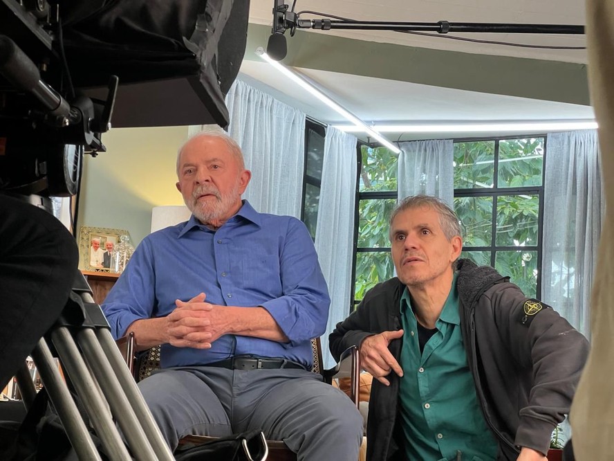 Lula e Sidônio Palmeira na campanha de 2022