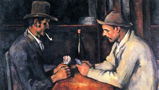 3º - 'Os jogadores de cartas', de Paul Cézanne - A família real do Catar comprou a tela de Paul Cézanne (1839-1906), em 2011, por US$ 250 milhões. O quadro faz parte de uma série de quatro pinturas, que se encontram nas coleções do Museu Metropolitano de Arte de Nova York, o Museu de Orsay de Paris, o Courtauld de Londres e a Barnes Foundation da Pensilvânia — Foto: Reprodução