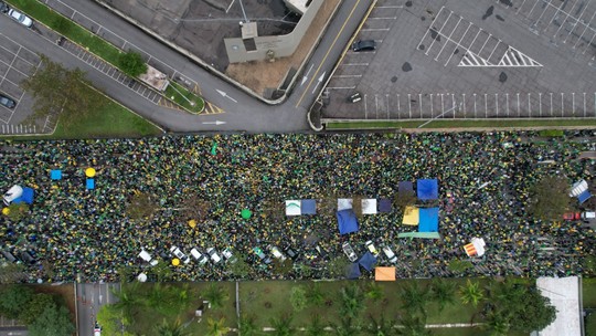 Em SP, manifestação contra resultado da eleição reuniu 30,7 mil pessoas na região do Ibirapuera