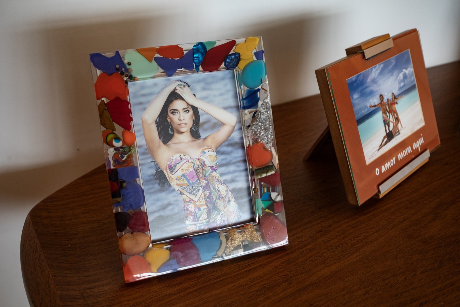 Detail of the apartment of the actress Clarice Alves and her husband, the player Marcelo — Photo: Ana Branco