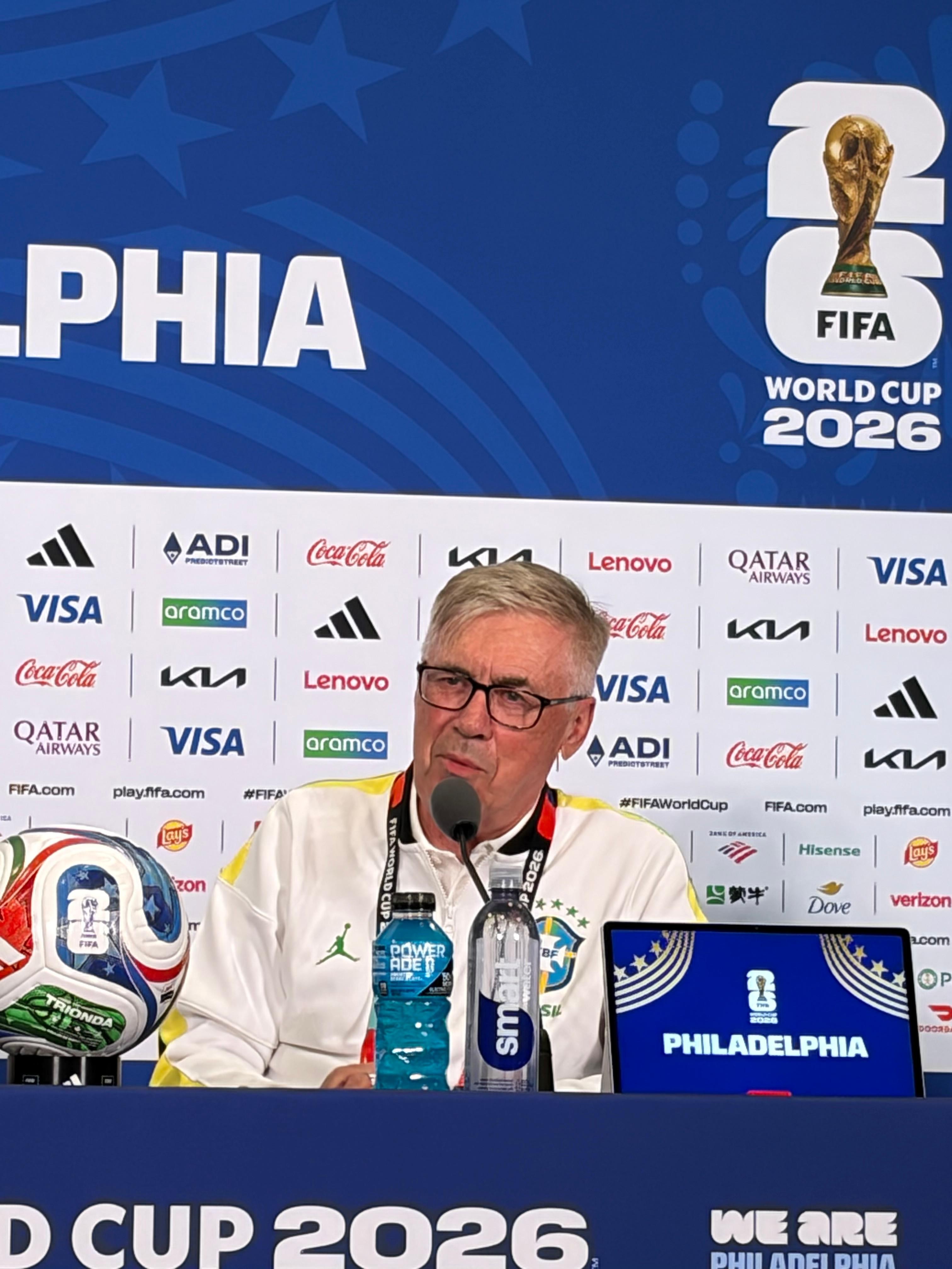 Ancelotti promete mudanças no Brasil contra o Haiti e fala sobre Endrick: 'É paciente, não tem pressa'