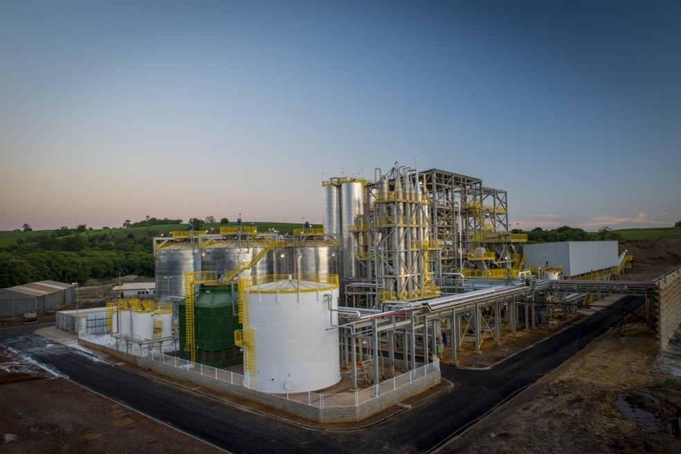 O BNDES aprovou empréstimo de R$ 1 bilhão com juros mais baixos para o programa de construção de usinas de “etanol de segunda geração” (E2G) da Raízen, em SP — Foto: Divulgação