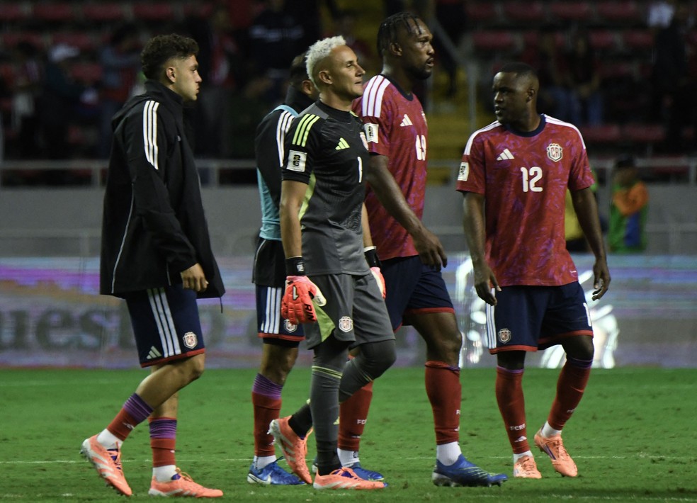 Goleiro Keylor Navas, da Costa Rica — Foto: EZEQUIEL BECERRA / AFP