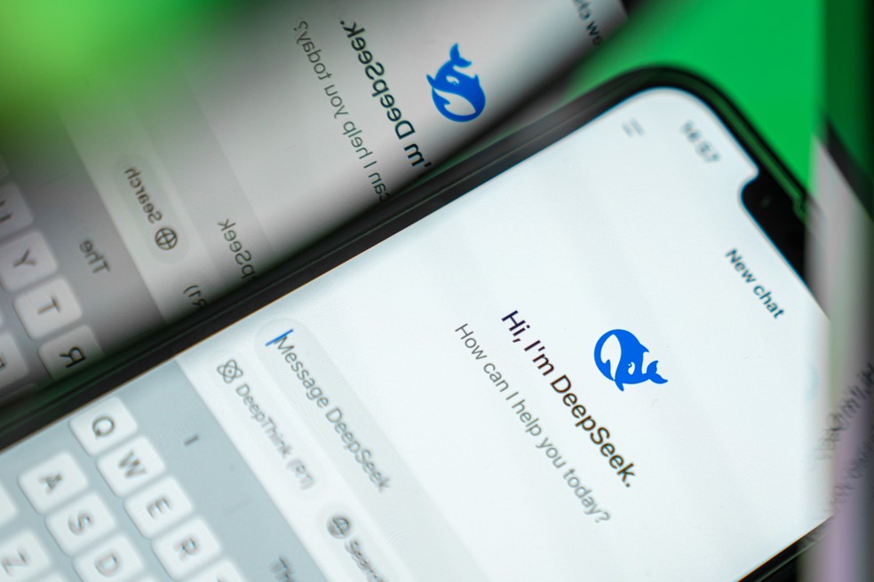 O mais recente modelo de IA da DeepSeek, lançado na semana passada, é visto como competitivo com os da OpenAI e da Meta — Foto: Bloomberg