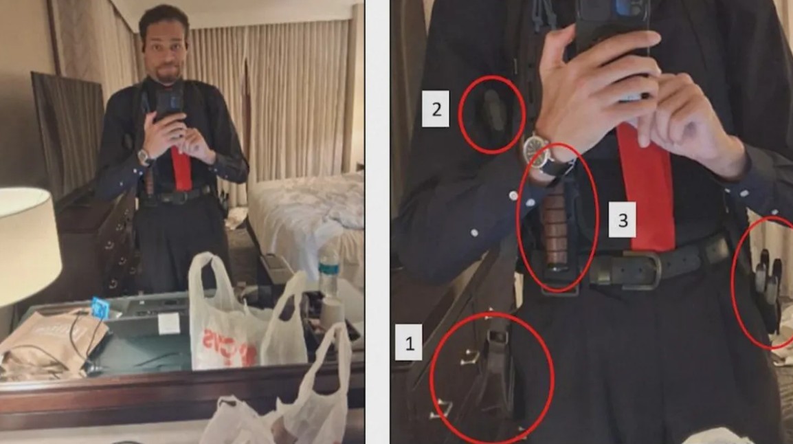 Atirador faz selfies armadas antes de atacar em jantar com Trump