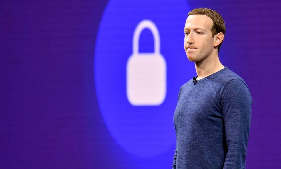 Mark Zuckerberg, CEO do Facebook  — Foto: JOSH EDELSON / AFP
