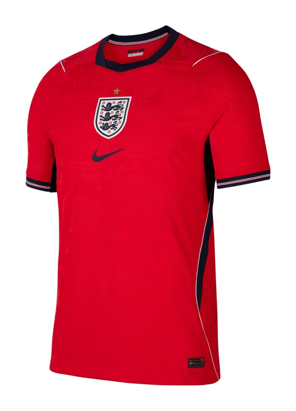 Camisa 2 da Inglaterra — Foto: Reprodução