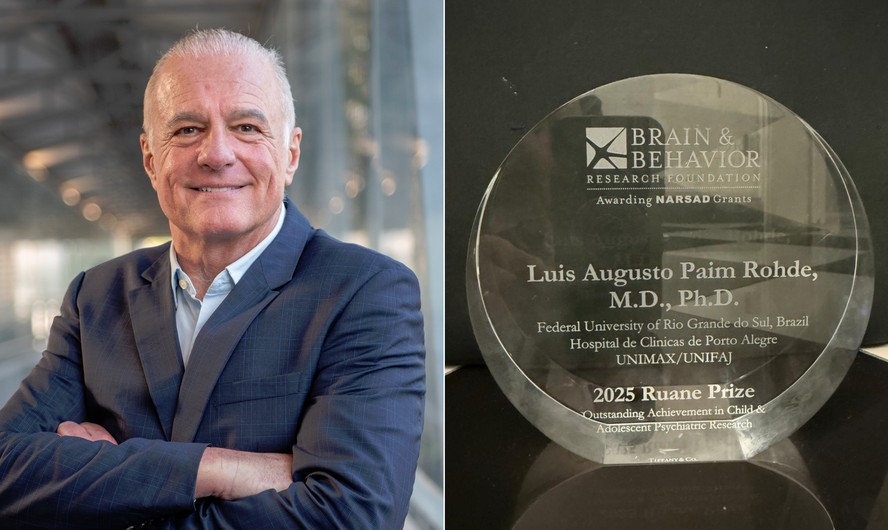 Psiquiatra Luis Augusto Rohde é 1º brasileiro a ganhar o 'Oscar da saúde mental'.