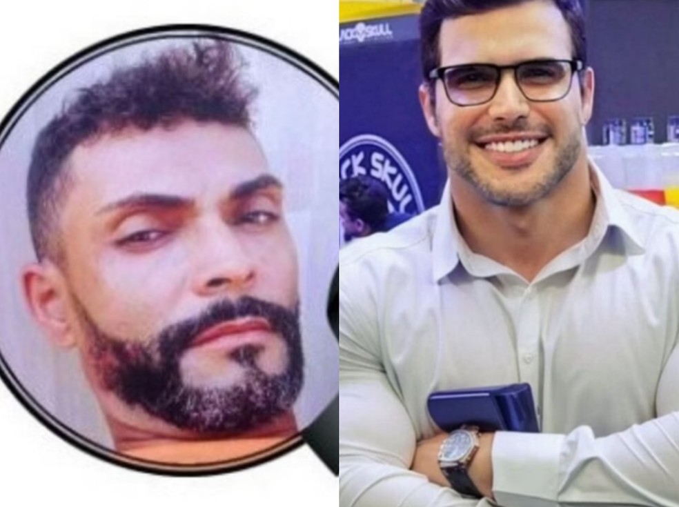 Empresário René da Silva Nogueira Júnior é suspeito de matar o gari Laudemir de Souza Fernandes — Foto: Reprodução/Redes Sociais