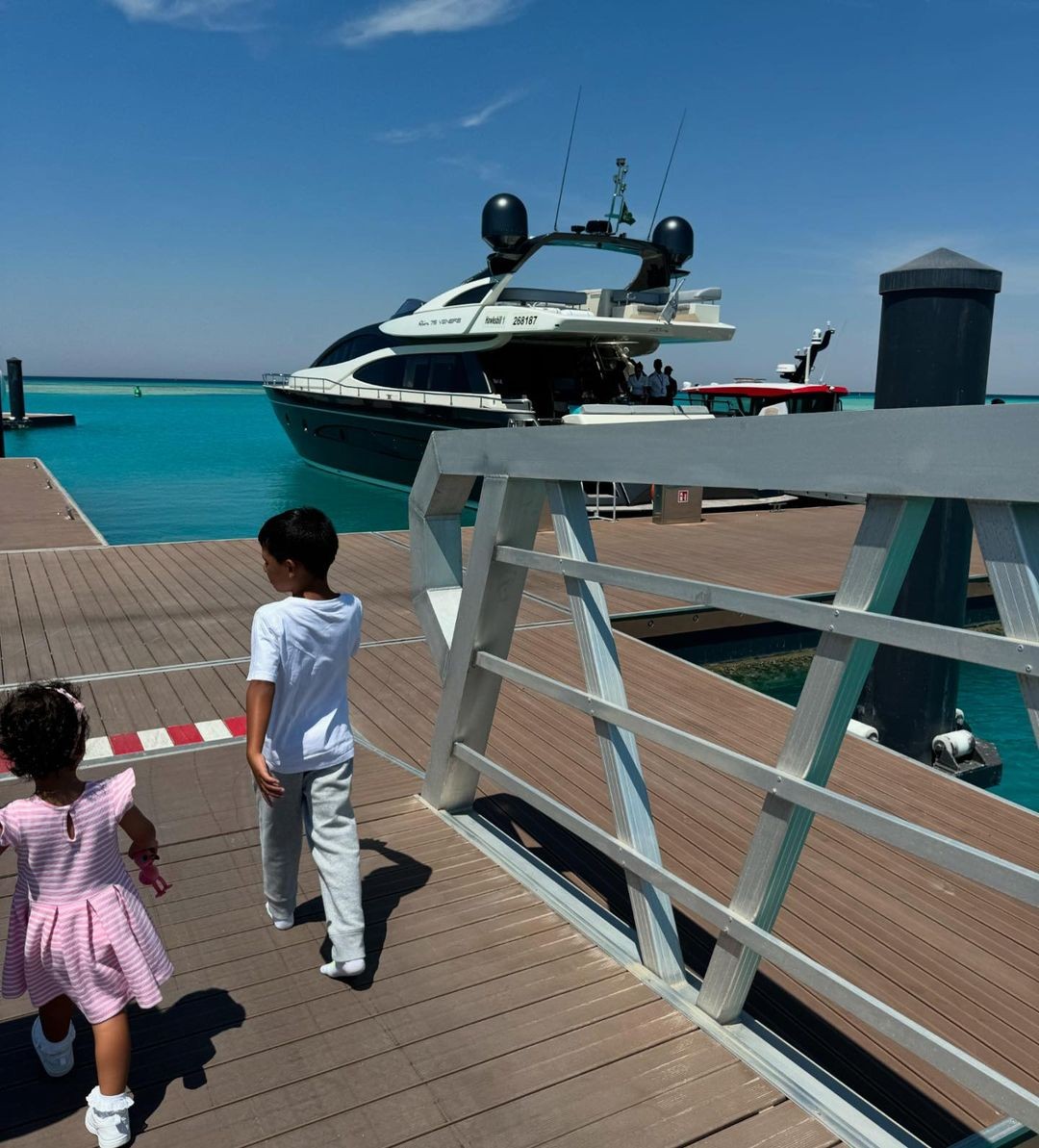 Cristiano Ronaldo alugou luxuoso nasférias -foto: repredução Instagram