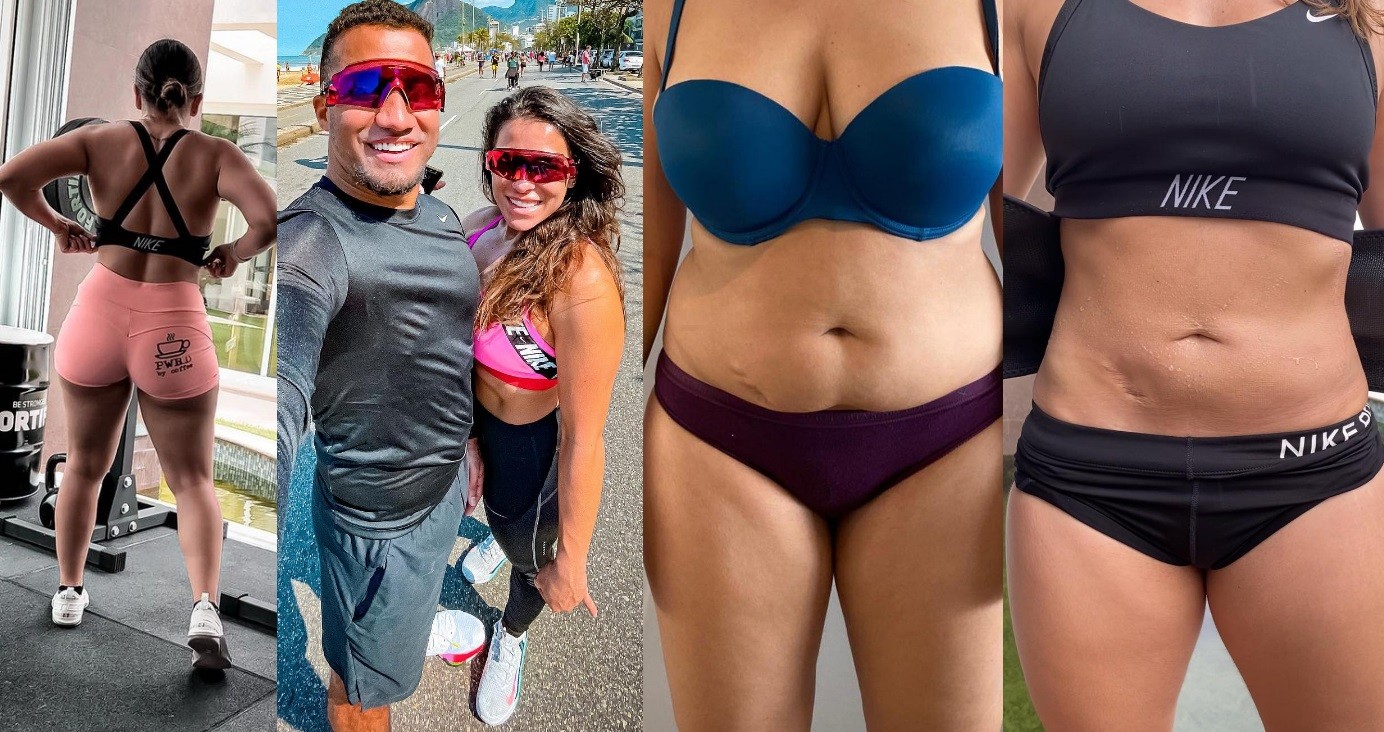 Em 2019, Alana iniciou uma fase de transformação no corpo e mostrou o antes e depois na internet