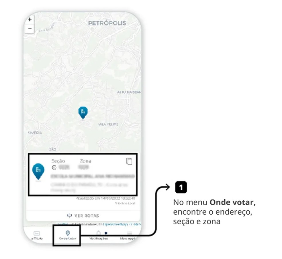 Onde votar — Foto: Editoria de Arte