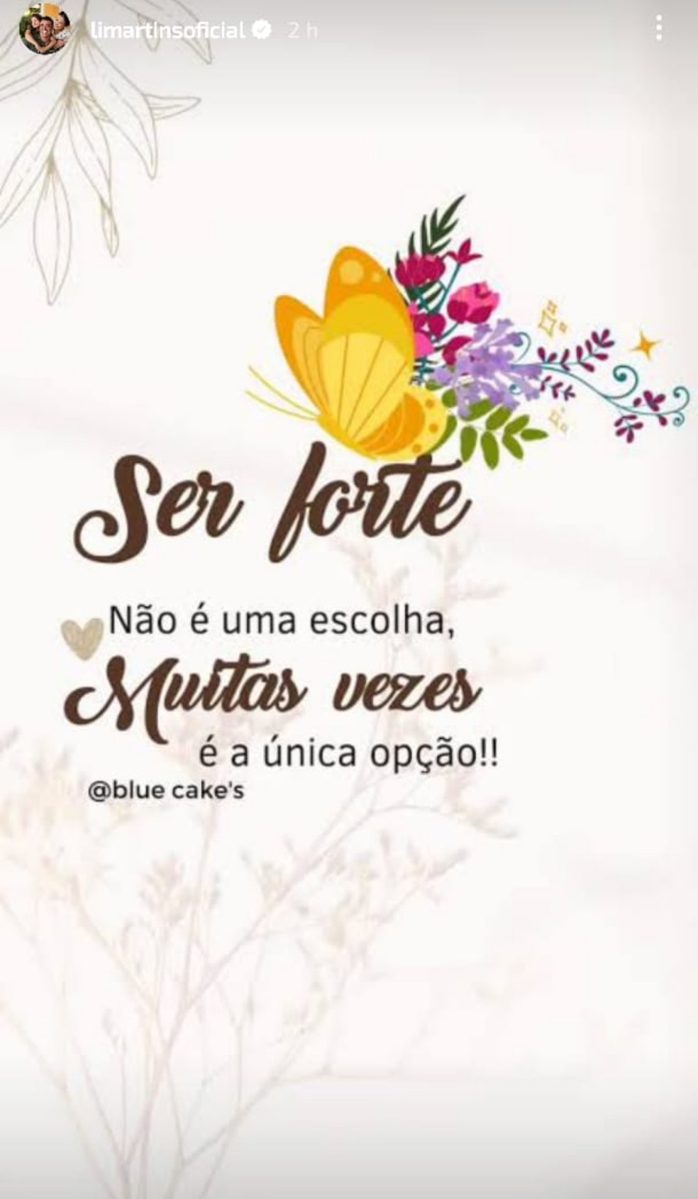 Lí Marttins falou sobre dor da perda após acidente que matou JP Mantovani — Foto: Reprodução Instagram