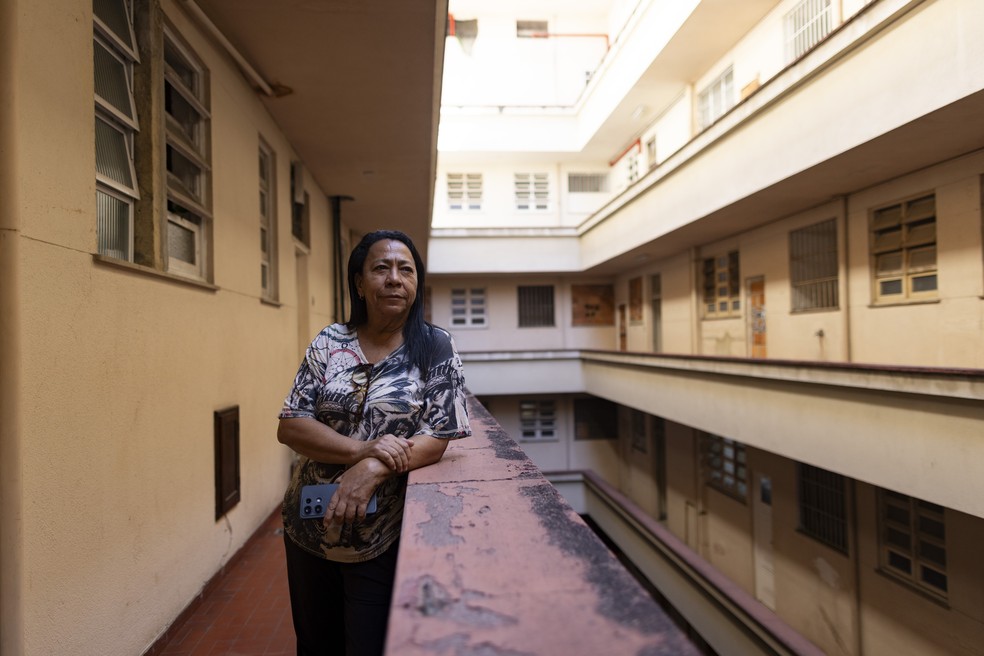 Vanilce Moreira, moradora do condomínio desde 2001 — Foto: Márcia Foletto