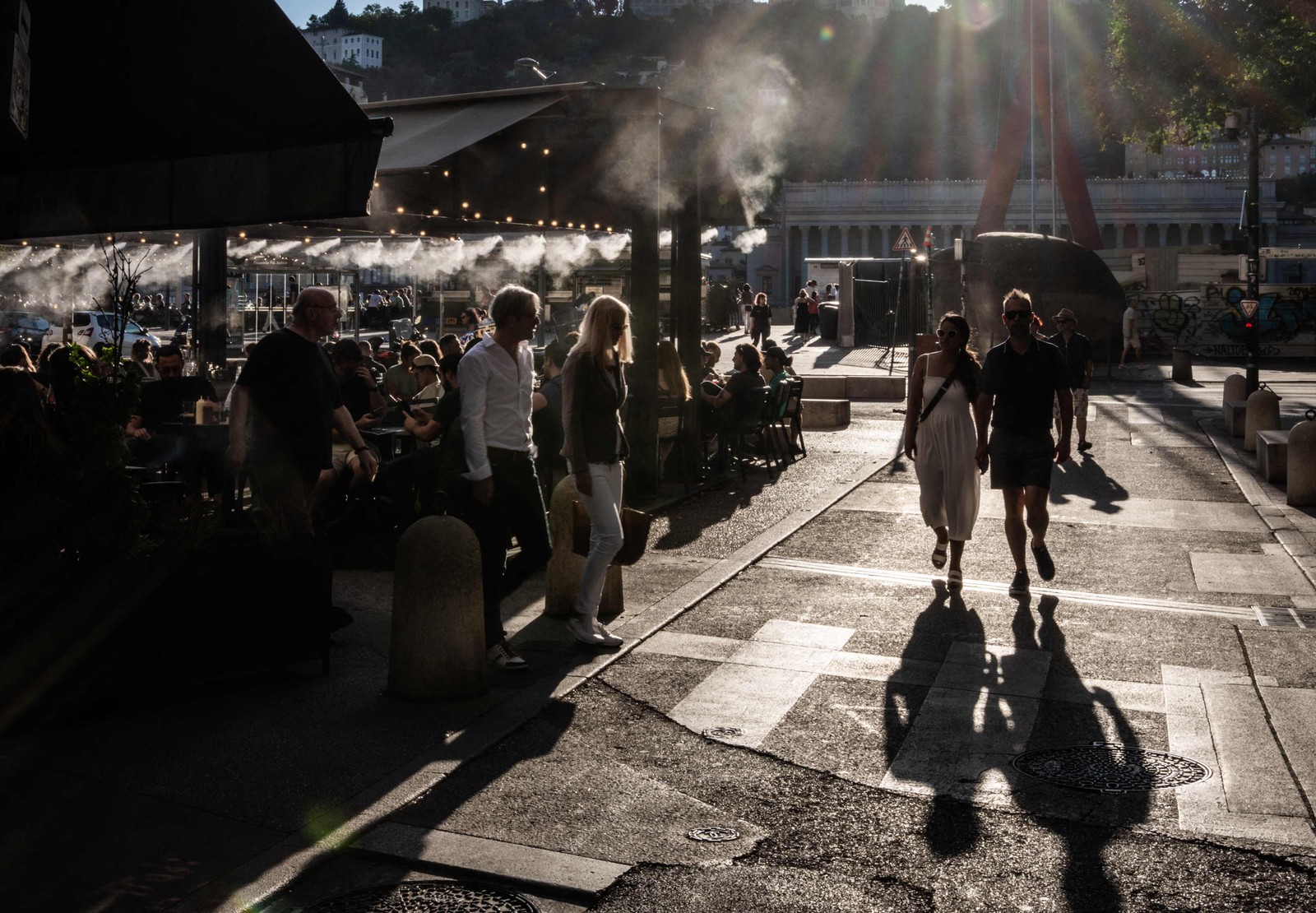Heatwave in Paris — Photo: ARNAUD FINISTRE/AFP