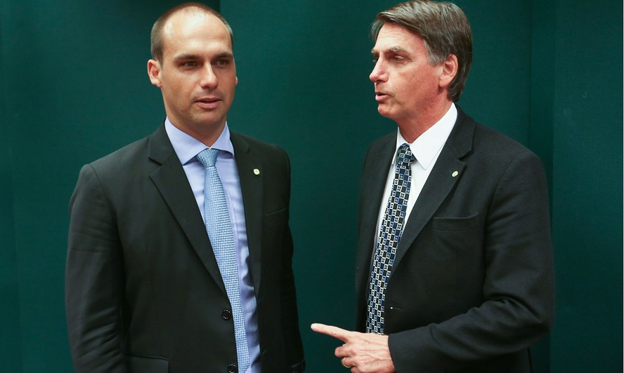 Eduardo e Jair Bolsonaro
