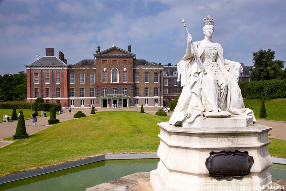 Kensington Palace, em Londres. — Foto: Visit Britain Images/Histo​ric Royal Palaces