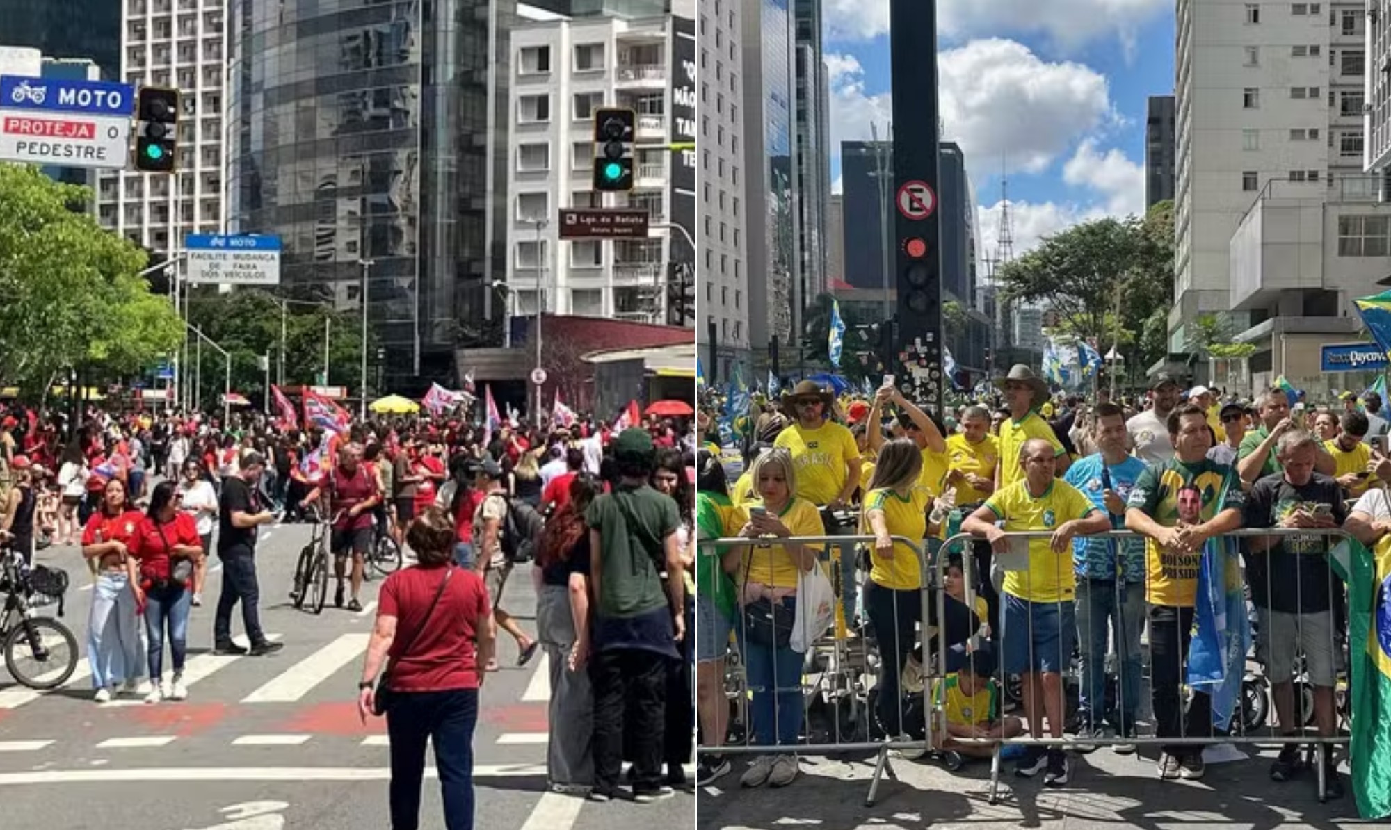 Apoiadores de Lula fazem atos em São Paulo, Rio e Brasília; Flávio participa de evento na Paulista