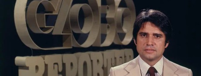 Sérgio Chapelin foi o primeiro apresentador do programa e, entre algumas idas e vindas, ficou à frente por 35 anos — Foto: Acervo/ Jornal O GLOBO