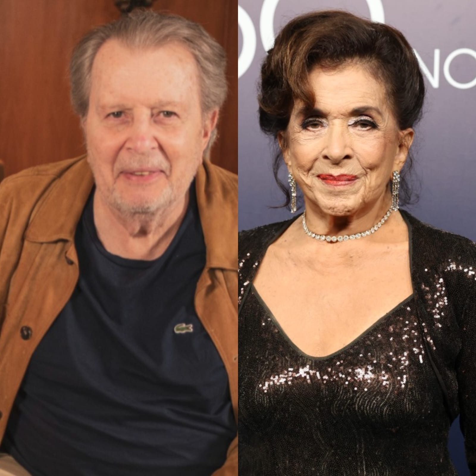 Betty Faria e Daniel Filho juntos em programa de TV