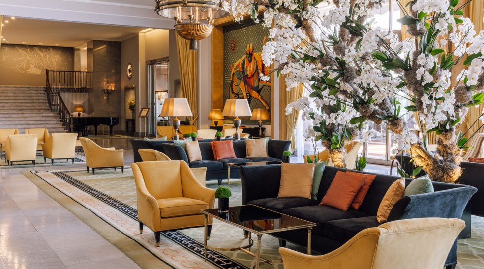 Instalações do Four Seasons de Lisboa, espécie de 'QG' do Gilmarpalooza — Foto: Reprodução