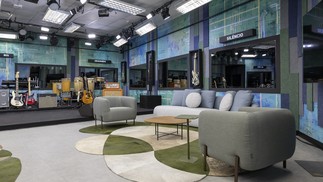 O estúdio, para os participantes fazerem gravações — Foto: Manoella Mello/TV Globo