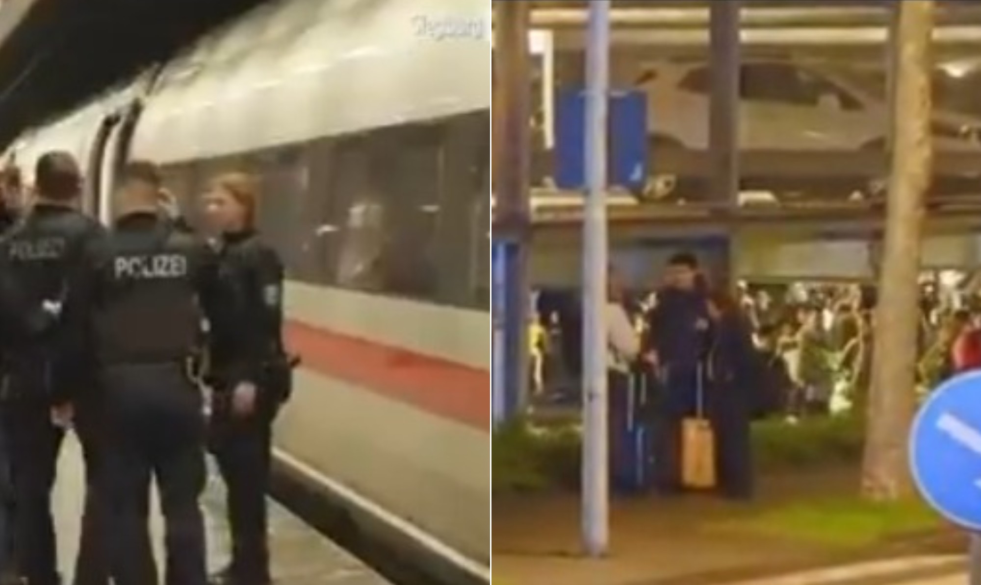 Homem com facas e artefatos pirot&eacute;cnicos fere 12 pessoas em trem na Alemanha