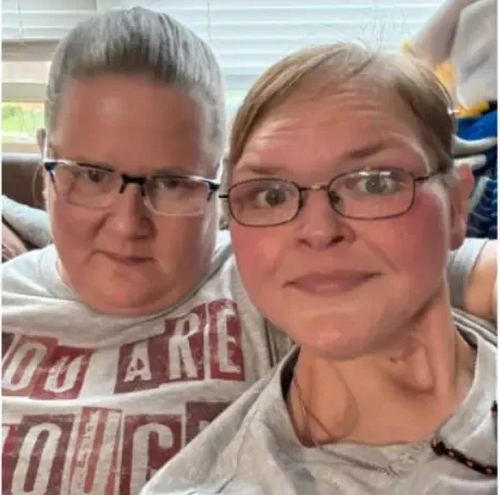 Tammy Slaton e sua namorada Andrea Dalton — Foto: Reprodução/TikTok