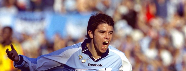 Javier Saviola (Argentina): em 2001, estava defendendo o River Plate-ARG; atualmente está aposentado.  — Foto: Divulgação