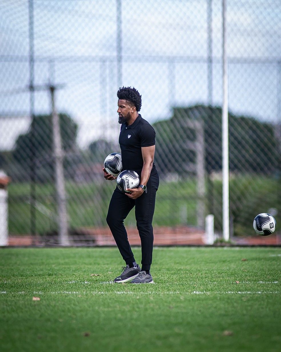 Cortez em treinamento da base do Ceará — Foto: Divulgação