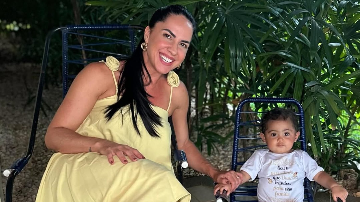 Graciele Lacerda revela quem são as babás da filha com Zezé Di Camargo
