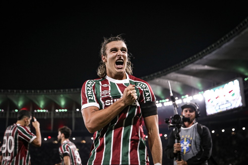 Canobbio scored Fluminense's goal at the Maracanã — Photo: MARCELO GONÇALVES / FLUMINENSE FC