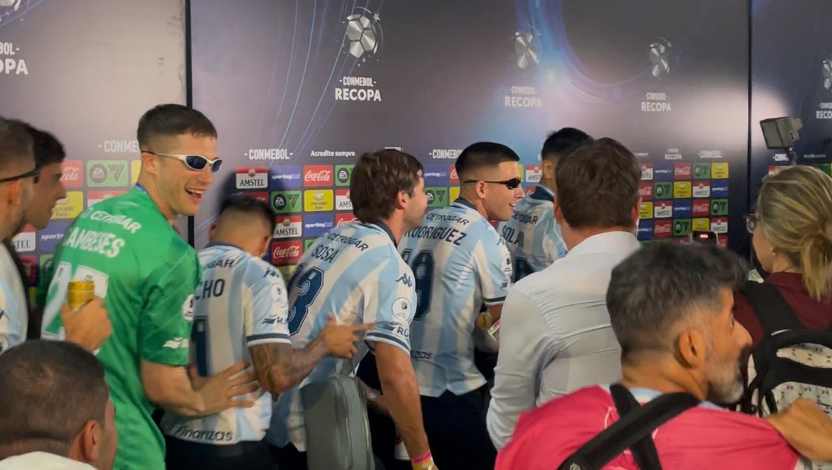 'Ai se eu te pego': após conquistar Recopa contra Botafogo, Racing ...