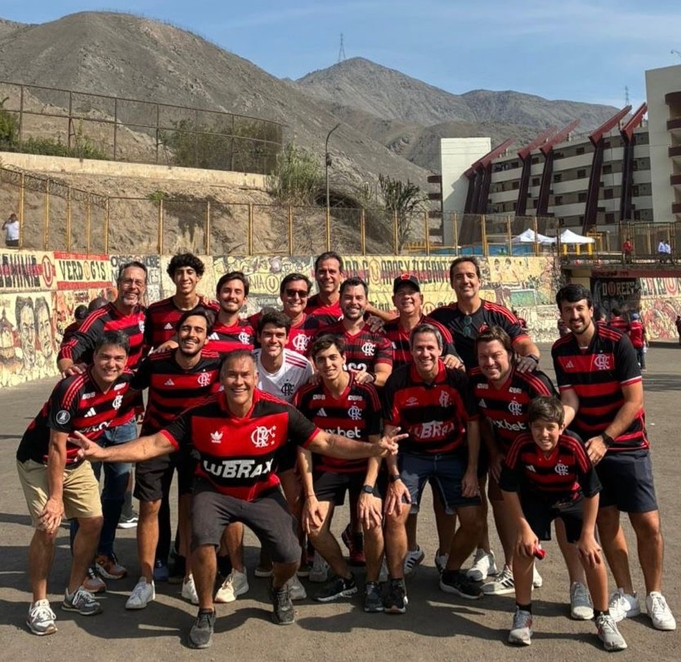 Flamengo fans gather to watch the Libertadores final – Photo: Personal archive
