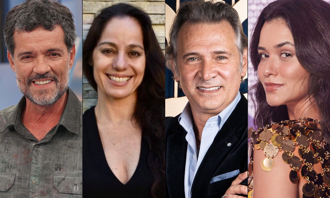 Felipe Camargo, Claudia Mauro, Nelson Freitas e Talita Younan se reúnem em novela vertical que está em fase de teste na Globo. Entenda - Foto