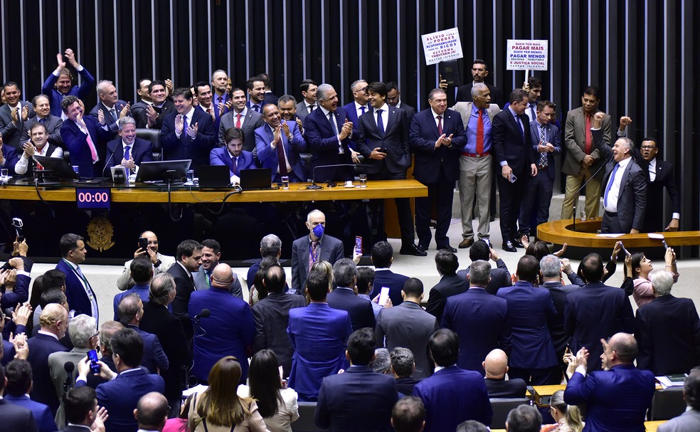 Reforma Tributária é aprovada na Câmara dos Deputados  — Foto: DIVULGAÇÃO/ZECA RIBEIRO/AGÊNCIA CÂMARA