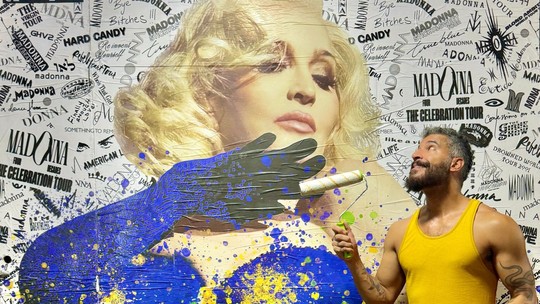 Arte de fã de Madonna inspirou look da cantora no show em Copa: 'não sei descrever o que sinto'