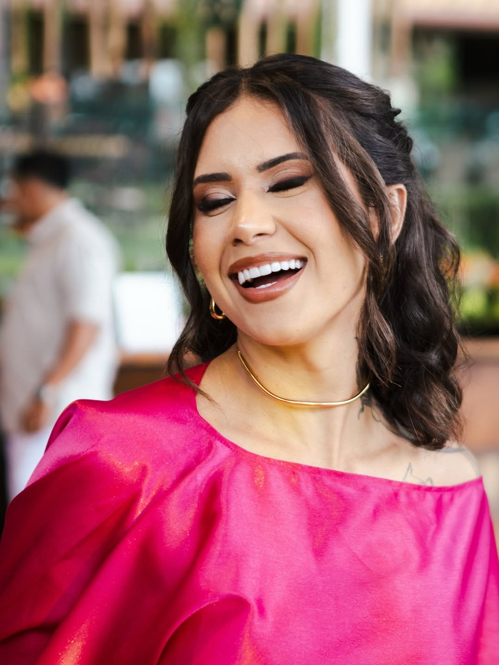 Larissa Sumpani desabafa sobre estigmas por ser bissexual — Foto: Reprodução Instagram