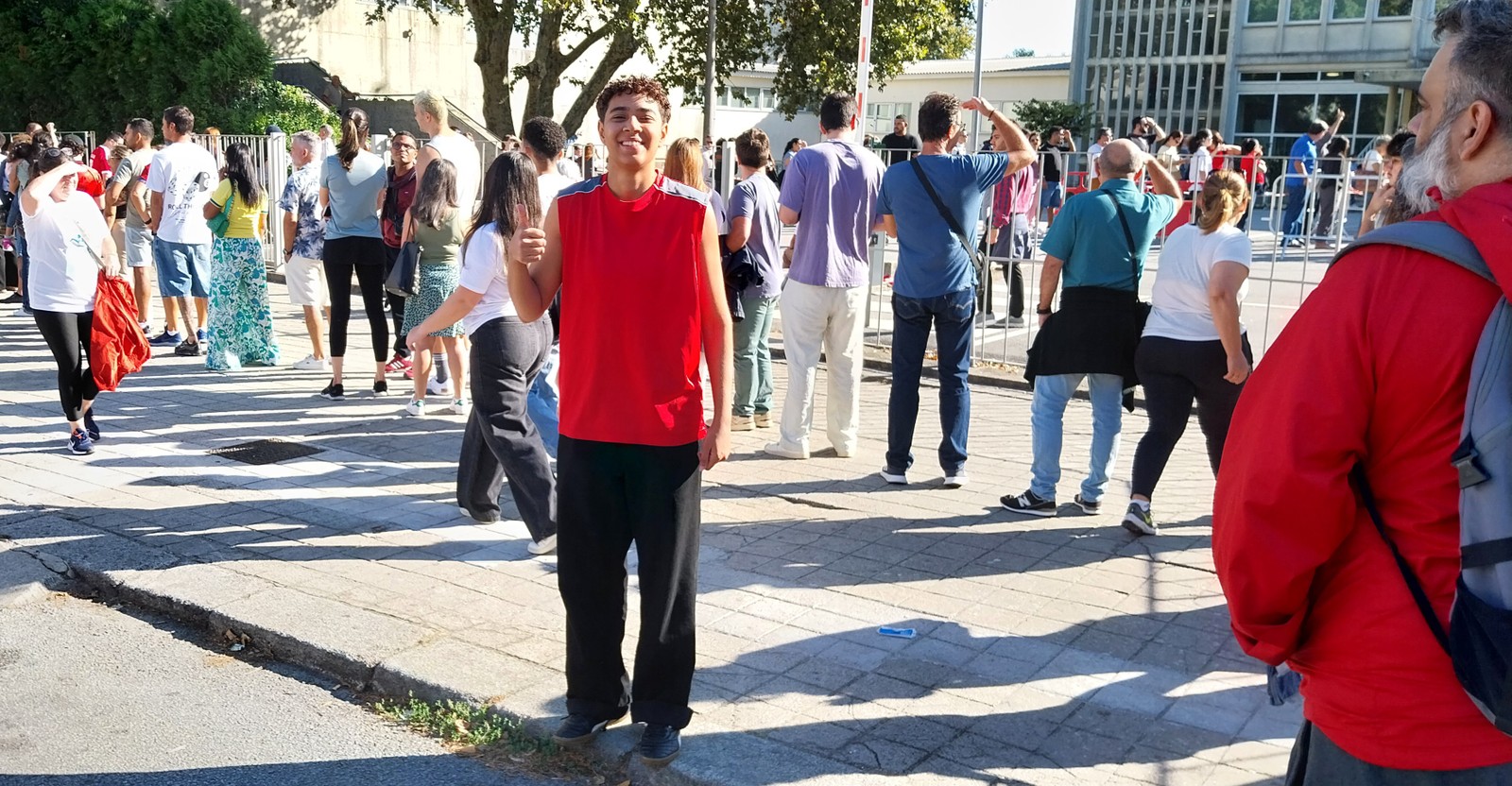 Em Portugal, há filas para votar  — Foto: Gian Amato/Portugal Giro/ O Globo