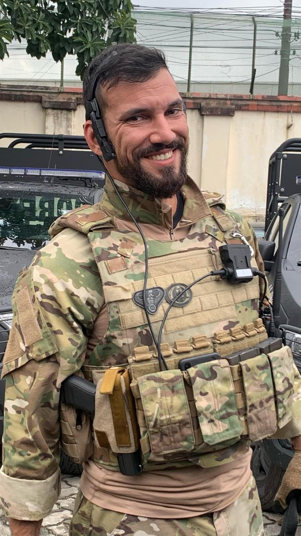 O policial João Pedro Marquini da equipe de elite da Core da Polícia Civil — Foto: Álbum de família
