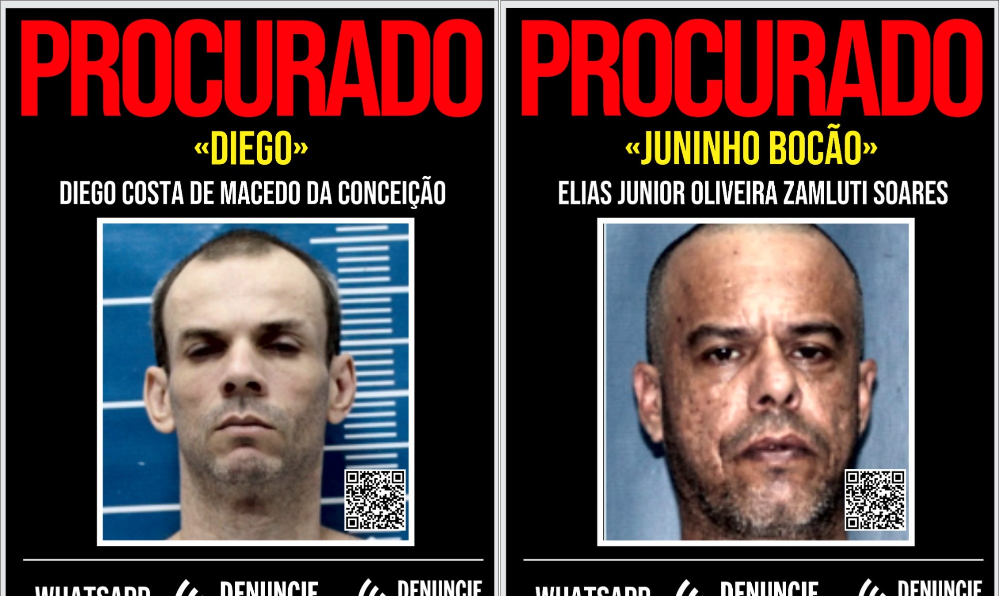 Dois presos não retornam de saída temporária e passam a ser procurados no Rio - Foto