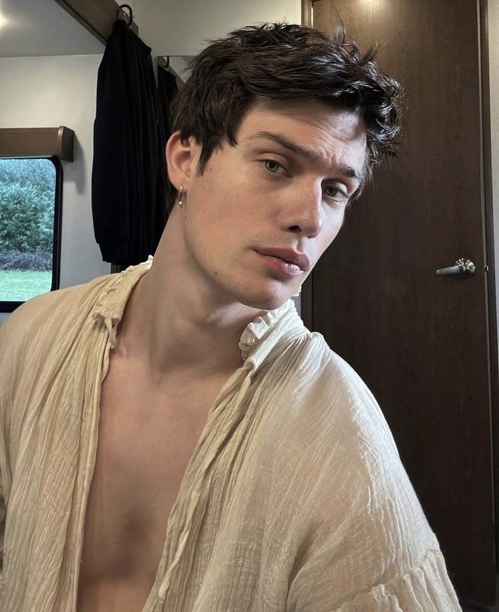Nicholas Galitzine, ator que interpretará He-Man em live-action de 'Mestres do universo' — Foto: Reprodução / Instagram