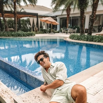 Conheça a mansão de R$ 43 milhões do cantor Luan Santana — Foto: Bruno Fioravanti