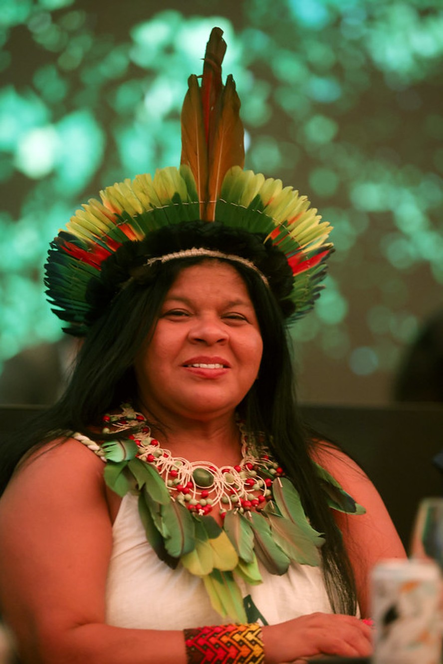 Ministra dos povos indígenas, Sonia Guajajara