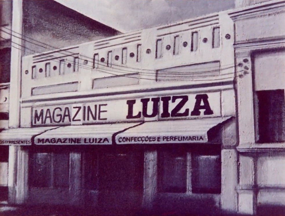 Primeira loja do Magazine Luiza, em Franca — Foto: Acervo Magalu
